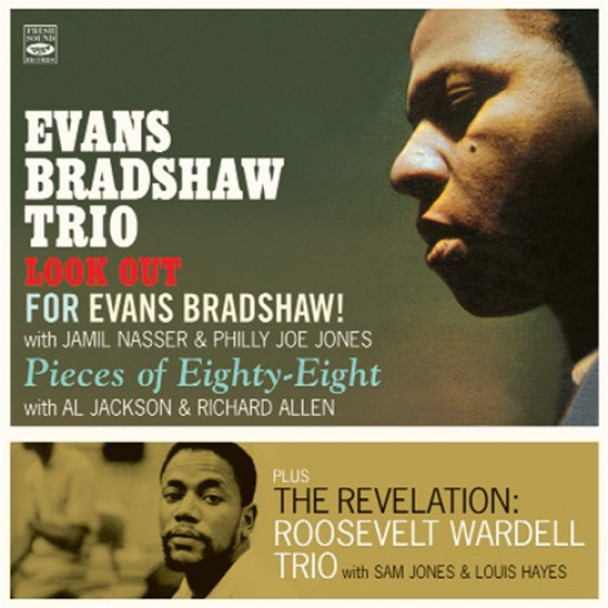 Evans Bradshaw Trio + Roosevelt Wardell Trio (3 LPs on 2 CD)