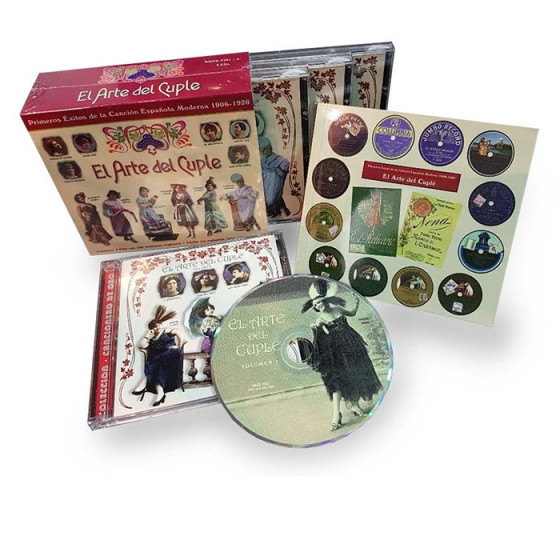 El Arte Del Cuplé, Primeros Éxitos de la Canción Española Moderna 1906-1926 - 4 CD Boxset El Arte Del Cuplé, Primeros Éxitos de la Canción Española Moderna 1906-1926 - 4 CD Boxset